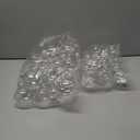 Funtery 40 Pcs Clear Plastic Fillable Ornament Balls 3.15 Inch DIY Transparent Fillable Ornament 2.36 Inch Clear Plastic Disc Craft Balls for Christmas, Holiday, Party, Wedding, Home Decor