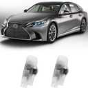 2Pcs Never Fade Car Door Lights Logo Projector Compatible with LS/ES/is/LX/RX/GS/GX/RC/UX Car Accessories, 3D Ghost Shadow Puddle Light