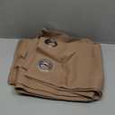 NICETOWN Blackout Curtains and Drapes for Bathroom - Energy Saving Thermal Insulated Solid Grommet Room Darkening Drapes for Kitchen/Cafe (1 Pair, W37 x L48, Cappuccino)