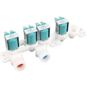 Upgrade DC97-15459H Water Inlet Valve Fit for Samsung Washer, Replaces AP5621731, PS4220862, EAP4220862, For WA45H7000AW/A2 WA45M7050AW/A4 WA400PJHDWR/AA WA50R5400AV/US - 