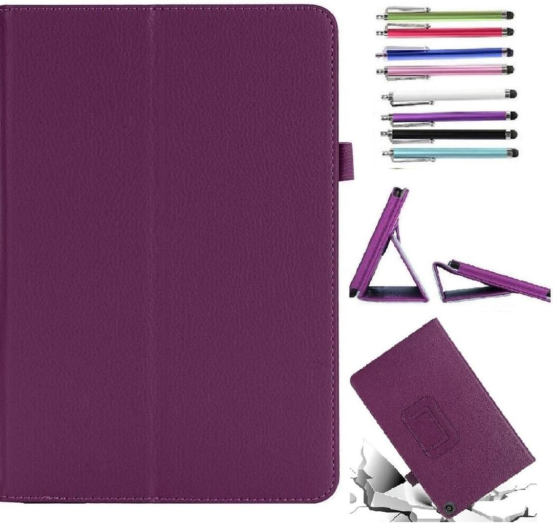 Case for All-New Fire Max 11 (2023) Protective Cover Premium PU Leather Folding Stand Folio Cover for Amazon Fire Max 11 inch Tablet (13th Generation, 2023 Release) with Auto Wake/Sleep (Purple)