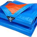 Heavy Duty Waterproof Tarp With Reinforced Edges, 26"x39.3"