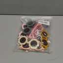 Tondiamo 9 Pairs Toddler Sunglasses Flower Round Heart Shaped Kids Girls Boy Baby Sunglasses for Outdoor Beach Holiday (Vivid Colors)