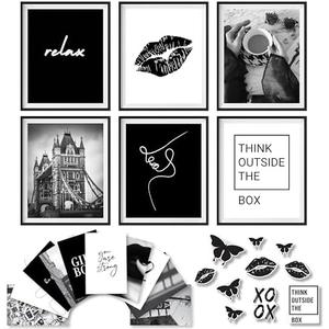 97 Decor Black and White Posters for Room Aesthetic - Black and White Wall Decor, Boy Play Bunny Art Prints, Retro Trendy Posters for Teen Girls Dorm Bedroom Office Decoration (8x10 UNFRAMED)