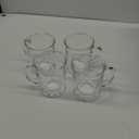 Glass Mugs, 4 Pack 15 Oz Clear Large Mugs With Handles for Hot and Cold Drinks, Perfect for Coffee, Latte, Cappuccinos, Tea and More
