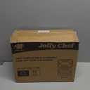 JOLLY CHEF Clamshell Take Out Food Containers, [75-Pack 9 * 6" ] To Go Containers Disposable, 100% Compostable Sugarcane To Go Boxes for Salad,Lunch