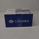 Daniks Bonn Stainless Steel Stock Pot with Glass Lid | Induction 3.6 Quart | Dishwasher Safe Pot | Measuring Scale | Soup Pasta Stew Pot | Silver