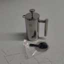 French Press Coffee Maker  Single Serve 1 Cup Small Stainless Steel Thermal Double Walled French Press 350ML/12OZ