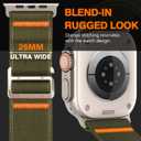 Sport Band Compatible with Apple Watch Ultra 3/2/1 Band 49mm 46mm 45mm 44mm 42mm 41mm 40mm 38mm Men Women, Stretchy Nylon Loop Strap with G-Hook for iWatch Series Ultra 11 10 SE 9 8 7 6 5 4 3