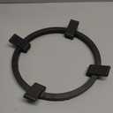 WANGYUANJI Heavy Duty Cast Iron Wok Ring for Gas Stove - Universal Non-Slip Wok Support Stand, Fits 4 or 5 Prong Grates, Perfect Gas Range Converter for Round Bottom Woks, Frying Pans and Small Pots