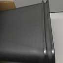 Amazon Basics Rectangular Plastic Office Wastebasket, Easy to Clean, 10 Gallon, Black, 2-Pack