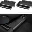 2PCS Under Seat Storage Box for Tesla Model Y 2024, TPE Storage Tray Box with Lid for Model Y 2020-2025 (2025-2026 New Model Y Juniper Can only be installed on rear of front seats (under)