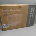 DUMOS 24 Inch Dog Crate, Foldable Puppy Small Dog Cage Pet Kennel