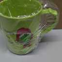 Suclain 24 Pcs Christmas Plastic Mugs Bulk Lime Green Xmas Cups 15 oz with Handle I'll Steal Christmas Cups Santa Xmas Trees Holiday Mugs for Winter Party Supplies