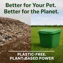 MossyPaws Biobased Dog Poop Bags 360 Count (24 Rolls) Plant-Based, Leak-Proof, Durable Eco-Friendly Pet Waste Bags with Recyclable Packaging 9x13 Inch Fits All Dispensers