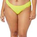 Amazon Essentials Women's Side Tab Bikini Swimsuit Bottom (XX-Large, Lime Green)