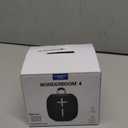 Ultimate Ears WONDERBOOM 4 Portable Waterproof Bluetooth Speaker with Big Bass and 360-Degree Sound, Dustproof Floating Speaker with 131ft (40m) Range- Black