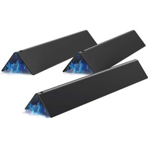X Home 15.3-Inch Heavier Flavorizer Bars Replacement with Front-mounted Control, for Weber Spirit E-210, Spirit 200 Series Grill Parts, Porcelain-enameled, 3.5" W, 3-Pack
