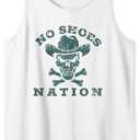 Mens Womens Vintage No Shoes No Nation Funny Sayings Tank, Medium, White