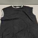 TAKEYAL Spring Sleeveless Sweater Tops for Women 2026 Cap Sleeve Trendy Tank Tops Summer Knit Sweater Vest Fashion T Shirts (Black, M)