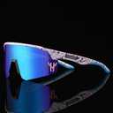 Polarized Cycling Sunglasses for Adult and Youth Men Women Unisex UV Protection Eyewear Goggles for Baseball Outdoor (La10)