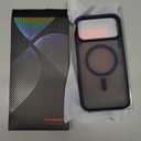 TORRAS Stronger Magnetic & Shockproof for iPhone 17 Pro Max Case, Fit for MagSafe, Military Grade Drop Protection, Camera Control, DIY Button, Slim for iPhone 17 Pro Max Case Translucent Deep Blue