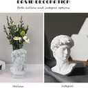 fazhongfa Greek Statue of David Bust Resin Sculpture for Roman Bookshelf Tabletop Office Home Decor Roman Sculpture Decoration David Figurine 6 Inch Gift for Friends Colleague
