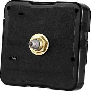 EXCEART Clock Mechanism- Clock Parts Clock Movement Mechanism Replacement High Torque Long Shaft Clock Hands Clock Repair Parts