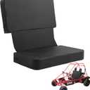 ROYALAY Go Kart Seat for Two Seater, PU Go Cart Seats 2 Person with Elastic Strap, Waterproof Go-Kart Car Double Seat Cushion, Go Kart Parts and Accessories Fit Cars, Truck, SUV, Vans