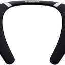 Monster Boomerang Neckband Bluetooth Speaker - Wireless Wearable Speaker with 12H Playtime, IPX7 Waterproof, True 3D Stereo Sound for Home, Sport, Outdoor - Black