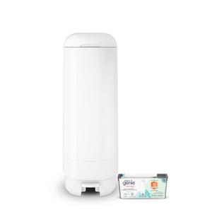 Diaper Genie Signature Pail Includes 1 Easy Roll Refill with 18 Bags | Holds Up to 846 Newborn-Sized Diapers Per Refill Diaper Genie Signature Pail Includes 1 Easy Roll Refill with 18 Bags | Holds Up to 846 Newborn-Sized Diapers Per Refill