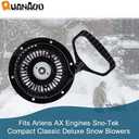 Quanaoo Recoil Starter Assembly 20001054 for Ariens SNO-Tek Compact Classic Deluxe AX 208cc AX 254cc Engine Snow Blower fits 920013 920021 920022 snowblower Replaces 20001735