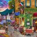 Vermont Christmas Company Inviting Italy Jigsaw Puzzle - 100 Piece Italy Puzzles for Adults & Families - 19" x 13" Jigsaw Puzzle of Italy with Large Fully Interlocking & Randomly Shaped Pieces