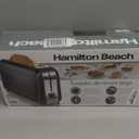 Hamilton Beach Extra Wide Long Slot 2 Slice Toaster, Browning Control With 7 Shades, Bagel Function, Cancel Button & Auto Shutoff, Modern Slim Design Fits Any Space, Black (22989)