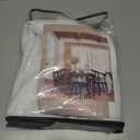 White Linen Pinch Pleated Curtains 84 Inches Long 2 Panels for Living Room Bedroom Snow White Textured Linen Pleated Hooks Rings Back Tab Elegant Luxury Light Filtering Curtain Drapes 84 Inch Length