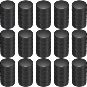 Wettarn 20 Pcs Foam Ice Hockey Pucks Indoor Knee Hockey Pucks with Mesh Bag for Kids Adults Practicing and Classic Training Official Regulation Diameter 3" (Black)