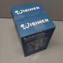 2 x WIBIMEN Ice Cube Tray with Lid and Bin - Round Ice Trays for Freezer with Lid - Ice Cube Trays for Freezer with Ice Container (1"-2PACK Pink)