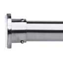 Room/Dividers/Now Tension Curtain Rod - Tension Window Rod - Bedroom, Kitchen Rod - Long, Heavy Duty, Adjustable Extension Curtain Rods by Room Dividers Now (120-150 Inches, Silver)