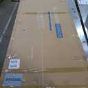 GLSLAND-34x76 inch Wall Mount Arched Full Length Mirror-Aluminum Alloy Frame High Definition-Full Body Mirror for Bedroom or Living Room, Black