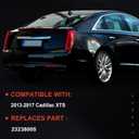 Right Passenger Side Tail Light Compatible With 2013-2017 Cadillac XTS LED Rear Taillight Replace 23238006