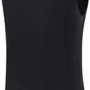Chest Binder for Transgender FTM Breast Binder Long Trans Tank Binder (Black)