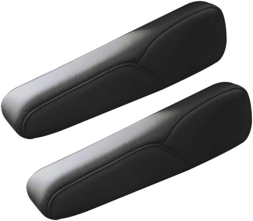 Black Leather Armrest Arm Rest Cover Upholstery for Honda CR-V 07 08 09 4-Door.