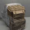 Dozen Egg Cartons 30-Pack  Paper Pulp Egg Cartons Reusable - Anti-Crack Moisture Absorbing Vintage Egg Holder for 12 Eggs for Farm Stand Supplies, Produce Containers Farmers Market (Brown)