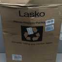 Lasko Oscillating Cyclone Pedestal Fan, Adjustable Height, Timer, Remote Control, 3 Speeds, for Bedroom, Living Room, Home Office, 18", Black, 1843