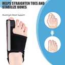 Recovist Bunion Brace for Women & Men - Recovist Bunion Corrector & Big Toe Straightener. alleviation Pain & Corrects Toe Alignment. For Left & Right Foot (1 Pair)