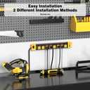 Power Strip with Individual Switches - 8 Outlet Heavy Duty Power Strip with Cord Manager,1200J Surge Protector Home Office Garage Industrial