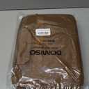 DOMISO 14 inch Laptop Bag Business Briefcase Water-resistant Notebook Messenger Shoulder Bag for 14" MacBook Pro/HP Stream 14 Chromebook 14/IdeaPad ThinkPad/ZenBook,Brown