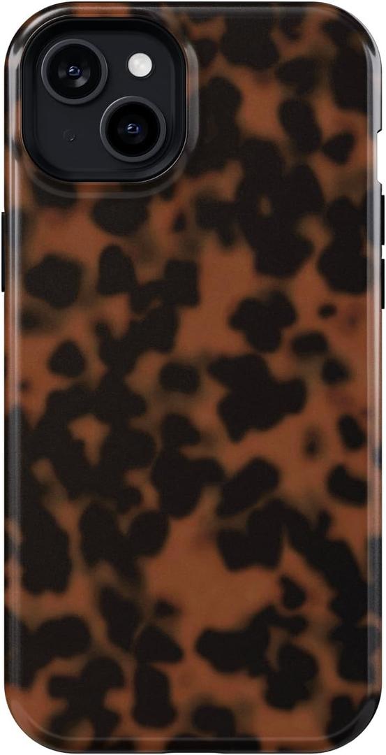 Compatible with iPhone 15/14/13 Case Tortoise Design, [Military Grade Protection], 8FT Drop Resistant Shockproof Heavy Duty Phone Case Cover Women for iPhone 15/14/13 6.1,Turtle Shell