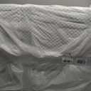 Wedge Pillow 10in Bed Wedge Pillow for Sleeping, Snoring, Back Support, After Surgery, Triangle Pillow, with Washable Cover, White