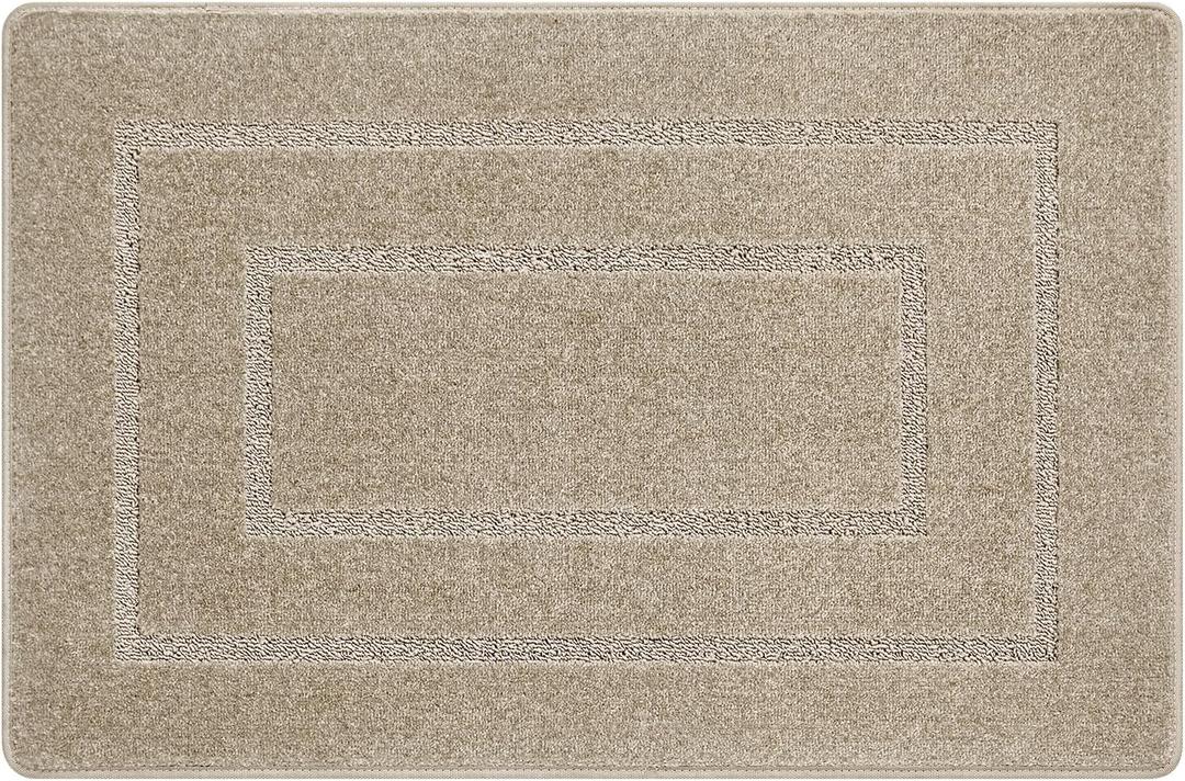 PURE ERA Carpet Stair Tread Landing Mat Tape Free Self Adhesive Non Slip Skid Resistant Indoor Doormat Area Rug Floor Mat for Kitchen Bathroom Workstations Washable 2' X 3'